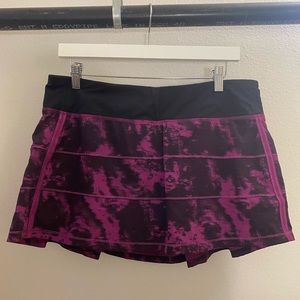 lululemon athletica Black and Pink Skirt